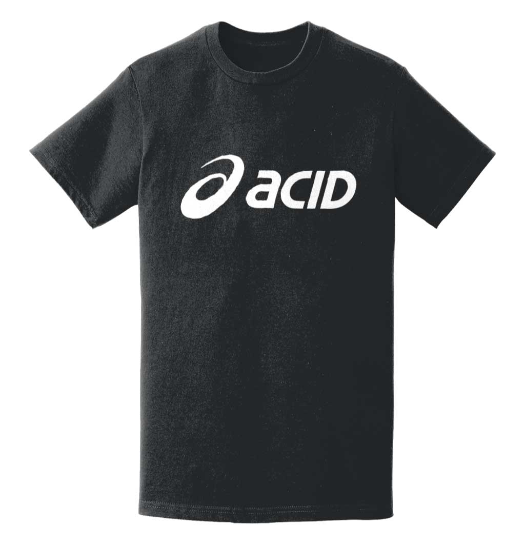 acid Tシャツ　asics パロディ Asics Acid – GWED Threads