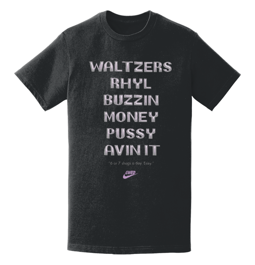 Waltzers Rhyl Buzzin Money Pussy T-Shirt